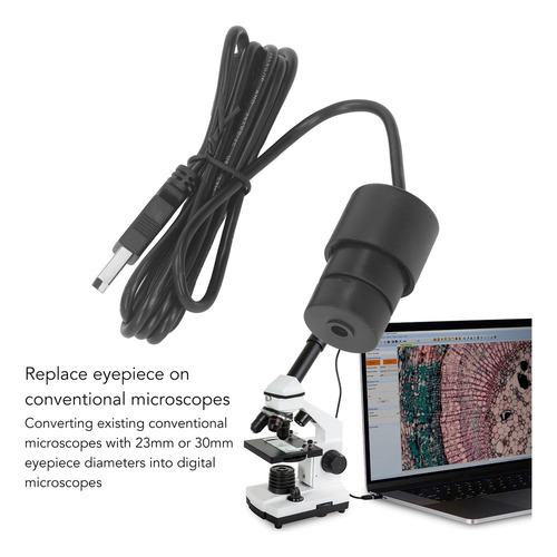 Cámara De Microscopio Usb De 2 Megapíxeles Con Ocular Electr
