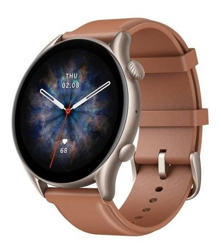 Smartwatch Amazfit Gtr 3 Pro Llamadas Gps Sumergible Musica Color De La Caja Brown Leather Color De La Malla Brown Leather