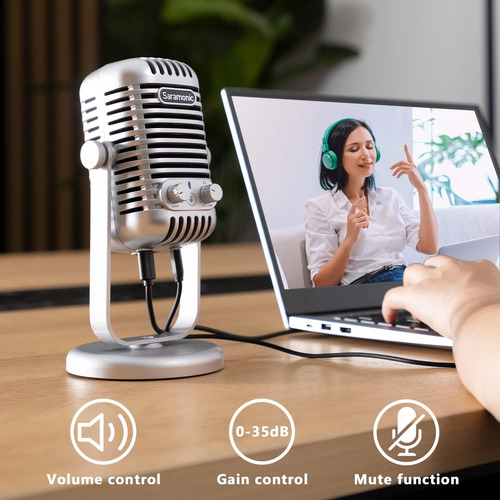 Saramonic Xmic Z5 Microfono De Condensador Usb De Escrito...