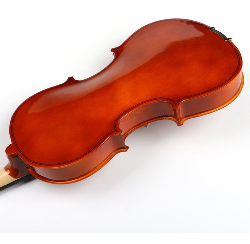 Imagen 5 de 6 de Violín 4/4 En Madera Con Estuche Arco