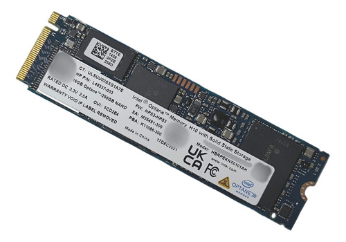 Disco Solido Ssd Nvme 256 Gb Intel Optane 16 Gb M.2 2280