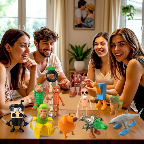 6 * Tralalero Tralala Figuras De Acción,tung Sahur Brainrot