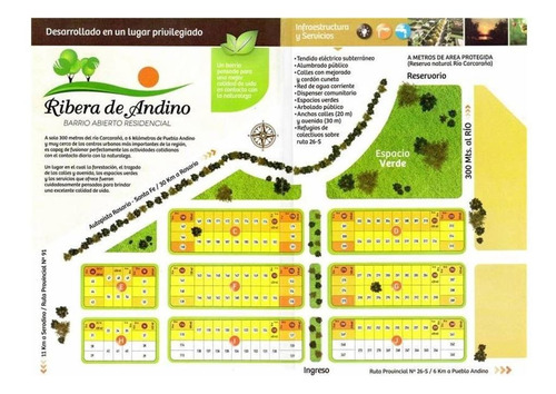 Imagen 15 de 30 de Lote 430m2 Ribera De Andino - Escritura Inmediata