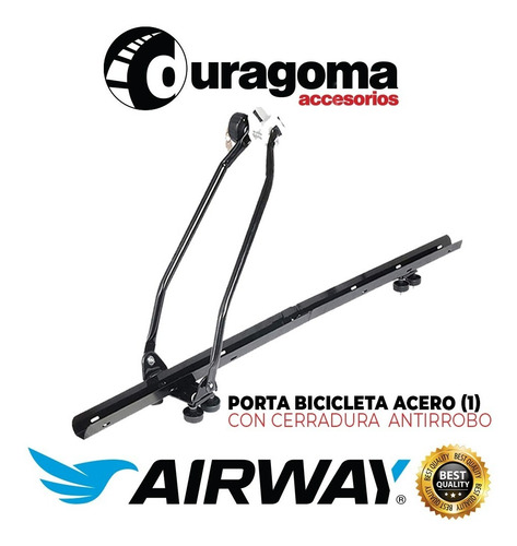 Porta Bicicleta De Techo Antirrobo Reforzado Premium Airway