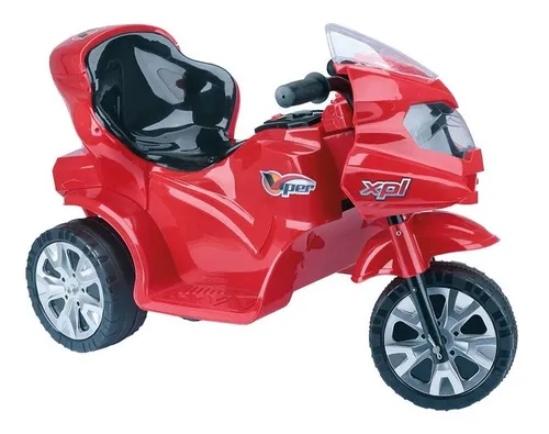 Moto Elétrica Infantil Vermelho Homeplay