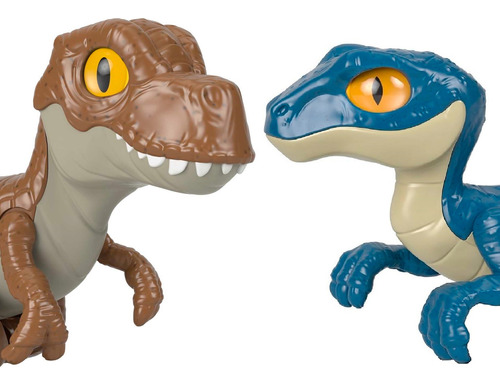 Imaginext Jurassic World T-rex Vs Velociraptor