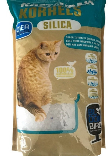 Silica Gel Gatos Cat Litter 5lts