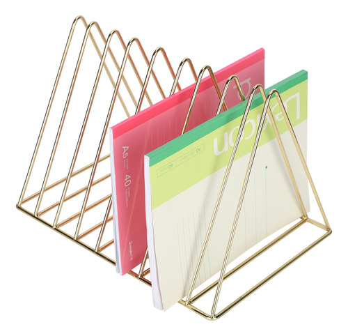 Revistero Triangular De Hierro Para Guardar Libros Y Cartas,