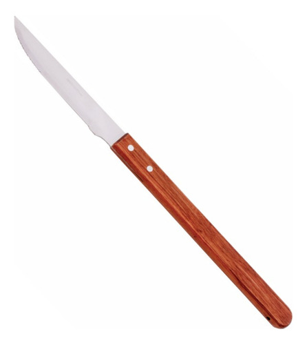Cuchillo Parrillero Para Parrilla Mango Madera Largo