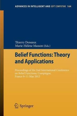 Libro Belief Functions: Theory And Applications : Proceed...