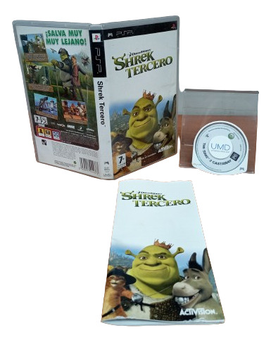 Juego Europeo Shrek Tercero Para Psp