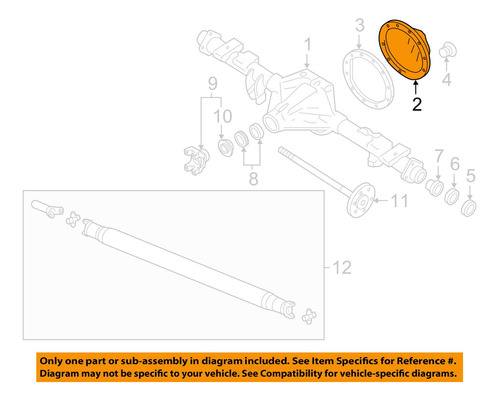 General Motors Gm Funda Para Calabaza Diferencial Eje