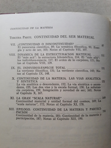 Continuidad De La Materia - Ensayo De Interpretación Cósmica (Usado)