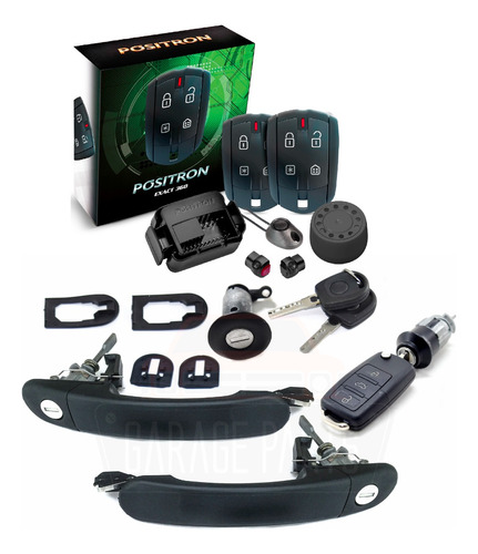 Gol G3 2 Portas Mec 02 A 05 Kit Maçanetas E Alarme Positron