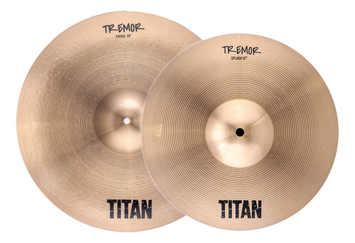 Kit De Pratos Titan Tremor Em Liga B-20 Acabamento Clássico Cor Sem Cor