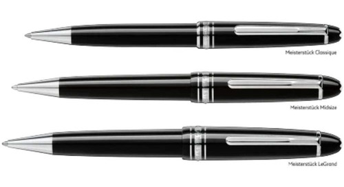 Montblanc Meisterstuck Black Ballpoint Pen 114185
