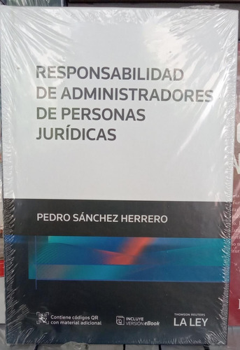 Responsabilidad De Administradores De Personas Juridicas - S