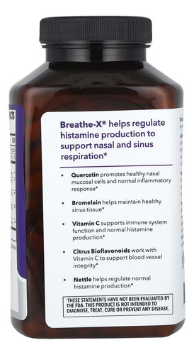 Lifeseasons Breathe-x 180 Caps Vegetales Sabor Sin Sabor