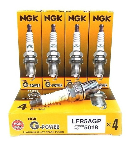 Vela Ngk G-power Platinum Citroen C4 Hatch E Vtr 2.0 16v 