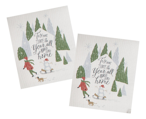 Toalla Papel Absorbente Navidad Home
