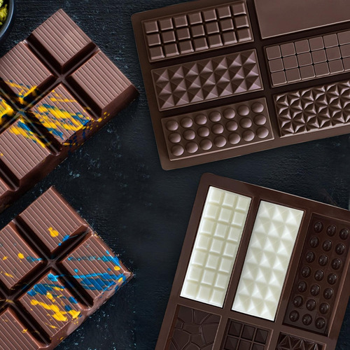 Chocolate Candy Molds Silicone Protein And Energy Bar Molds