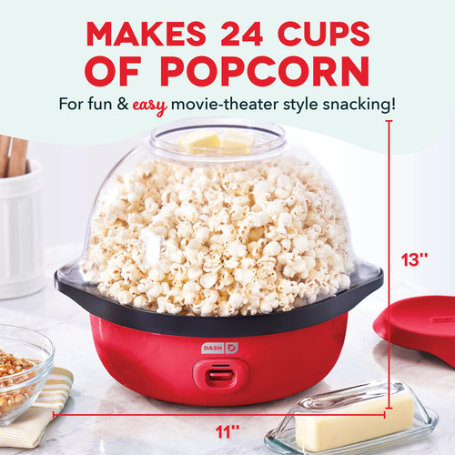 Mezclador Dash Smartstore Deluxe Para Hacer Palomitas, 24 Ta
