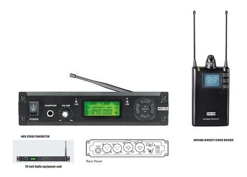 Sistema Monitoreo Inalambrico Parquer 48 Ch In Ear Cuota