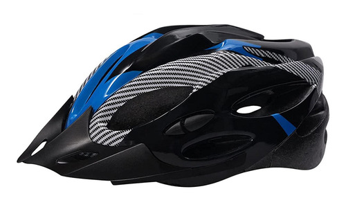 Casco Bicicleta Profesional Full Seguridad Azul