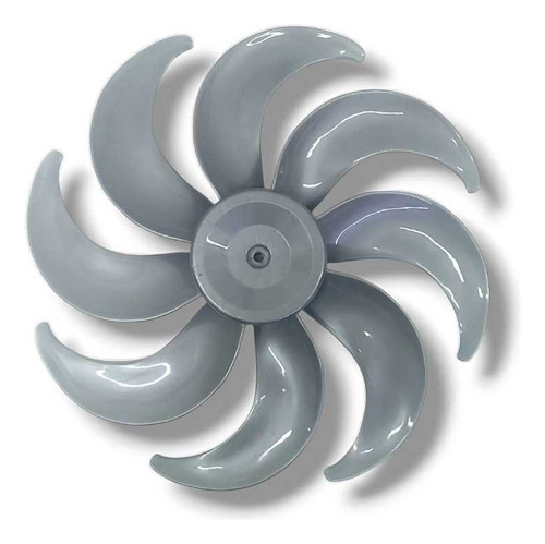 Hélice Para Ventilador Wap Fw009218 , Fw009219 Cinza 8 Pas Cinza