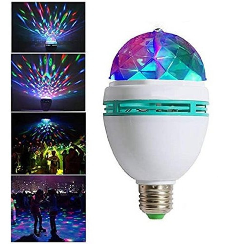 Bombillo Giratorio Discoteca Led Rgb Somos Tienda