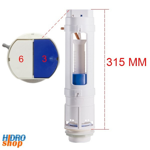 Mecânismo Saída Duplo Acionamento Cx Acoplada 315mm + Barato