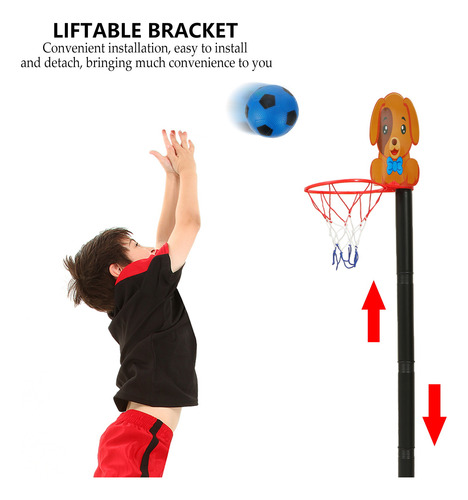 1 Juego De Aros De Baloncesto Portátiles Para Niños Pequeños