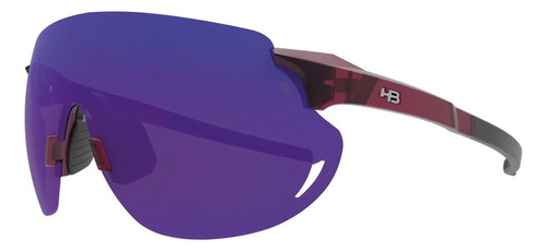 Óculos Solar Hb Quad Z 2.0 Cranberry Blue Chrome Unissex