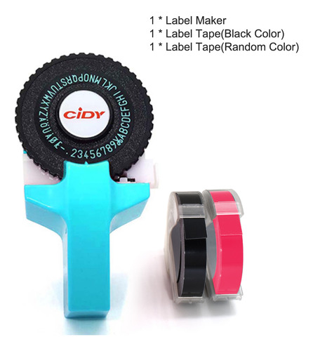 Para Label Maker, Máquina De Gravação De Letras, Fitas De