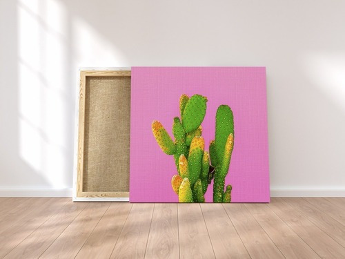 Cuadros Nopales Hipster Pop Art Canvas Decorativos Modernos