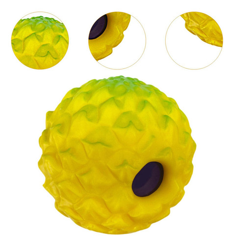 Hjq Pelota For Perros Con Ruedas Activas De 7 Cm, Amarilla
