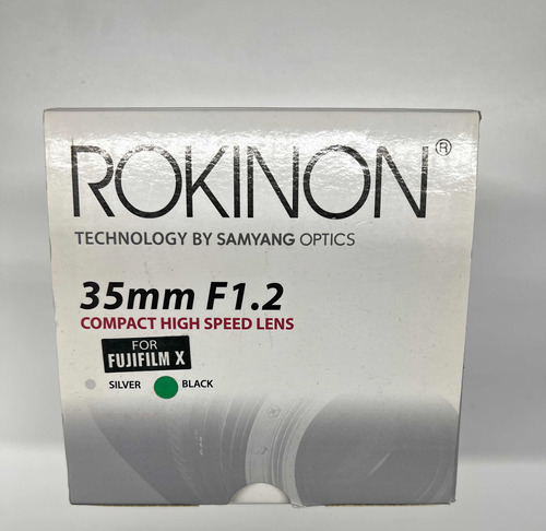 Rokinon 35mm F1.2 Para Fujifilm Serie X