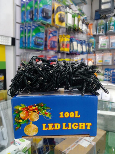 Luces De Navidad Luz Blanca Ferco 100 Led 6mt