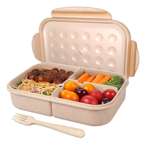 Recipientes De Almuerzo Bento Boxes Para Adultos Con 3 Compa