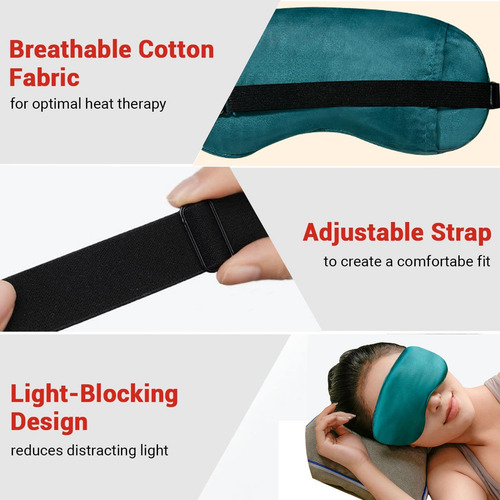 Parche Para Ojos Calentado Compresa Para Ojos Caliente Compr