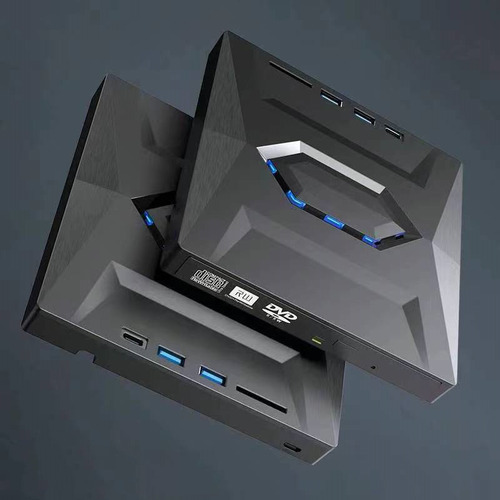 Gravador Multifuncional: Gravador De Dvd Externo Usb3 7 Em 1