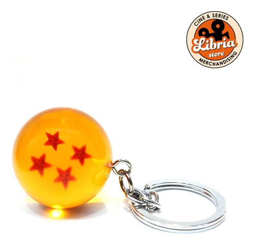 Combo Esferas Del Dragon + Llavero 4 Estrellas Dragon Ball