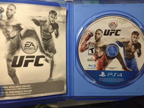 Ufc Ps4 - Midia Fisica - Frete Grátis Para Todo O Brasil!