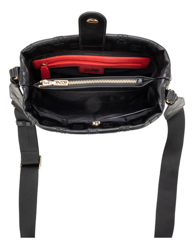 Bolsa Crossbody Cloe Yilob I Chico Color Negro
