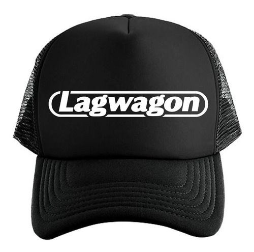 Gorra Black Unisex De Malla Lagwagon Punk Rock Pop