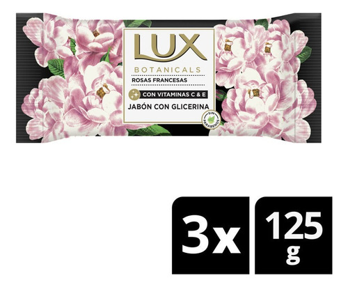 Lux Botanicals Rosas Francesas Pack X 3 Con Vit.c Y E