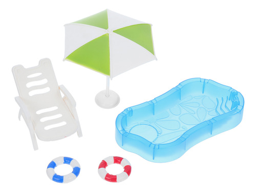 1 Juego De Accesorios Para Piscinas En Miniatura - Dollhouse