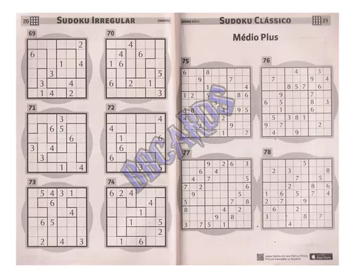 Passatempo Sudoku Fácil Com Respostas Para Impressão. Jogo Nº 448.