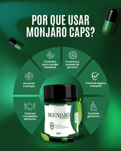 Mounjaro Capsules -suplemento Natural - (exclusivepro) Sem Sabor
