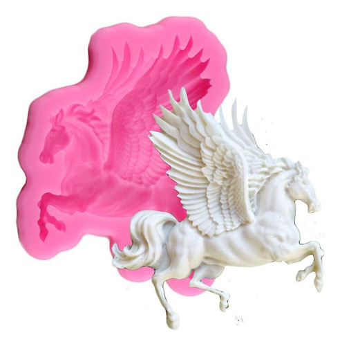 3d Pegasus Horse Animal Fly Wing Para Diy Cake Fondant ...